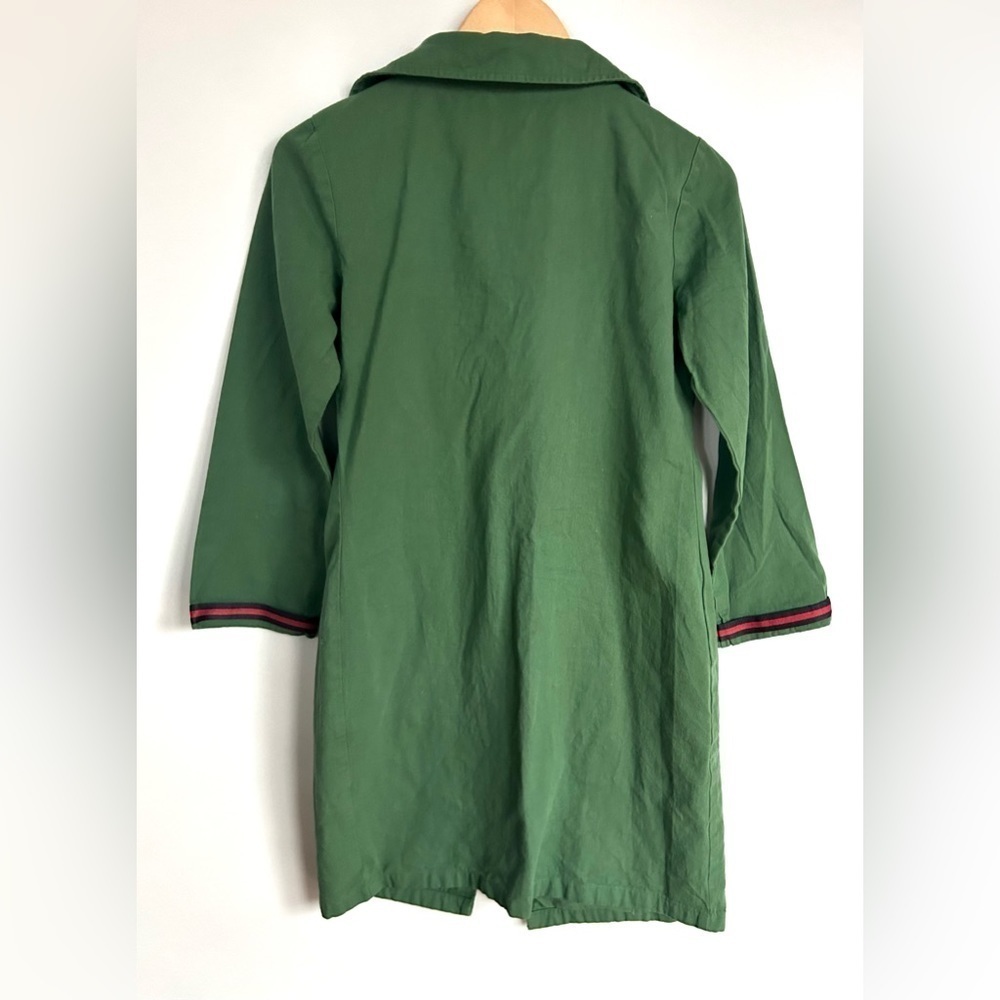 SASSAFRAS Women Longline Full Sleeve Green Shrug open jacket coat medium - Picture 4 of 8